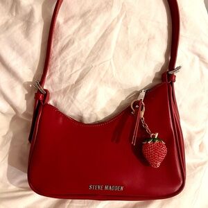 Steve Madden Cherry Red Shoulder Bag